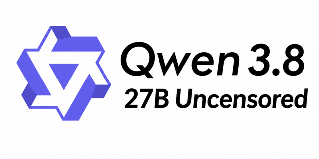 Qwen 3.8 27B Uncensored logo