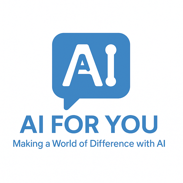 AI FOR YOU - Making a World of Difference with AI logo