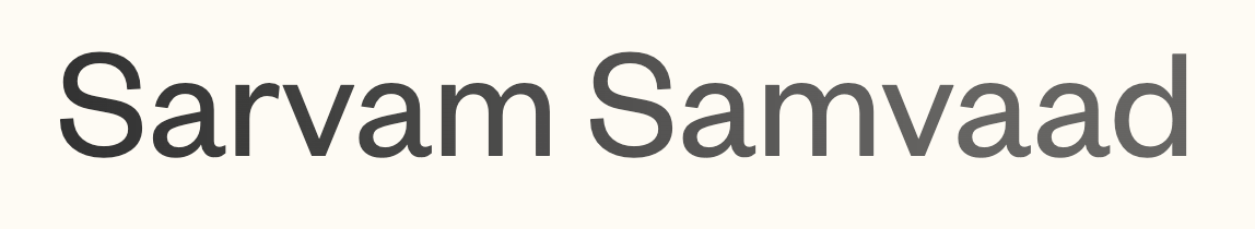 Sarvam Samvaad - Conversational Agent Platform logo