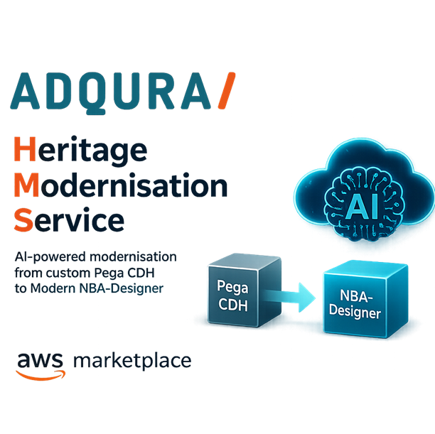Adqura Heritage Modernization Service for Pega Customer Decision Hub logo