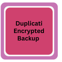 Duplicati Encrypted Backup logo