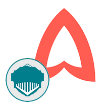 Amundsen on Debian logo