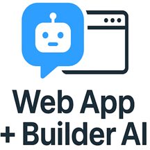 Web App + Builder AI logo