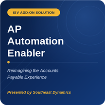AP Automation Enabler for Dynamics 365 Business Central logo
